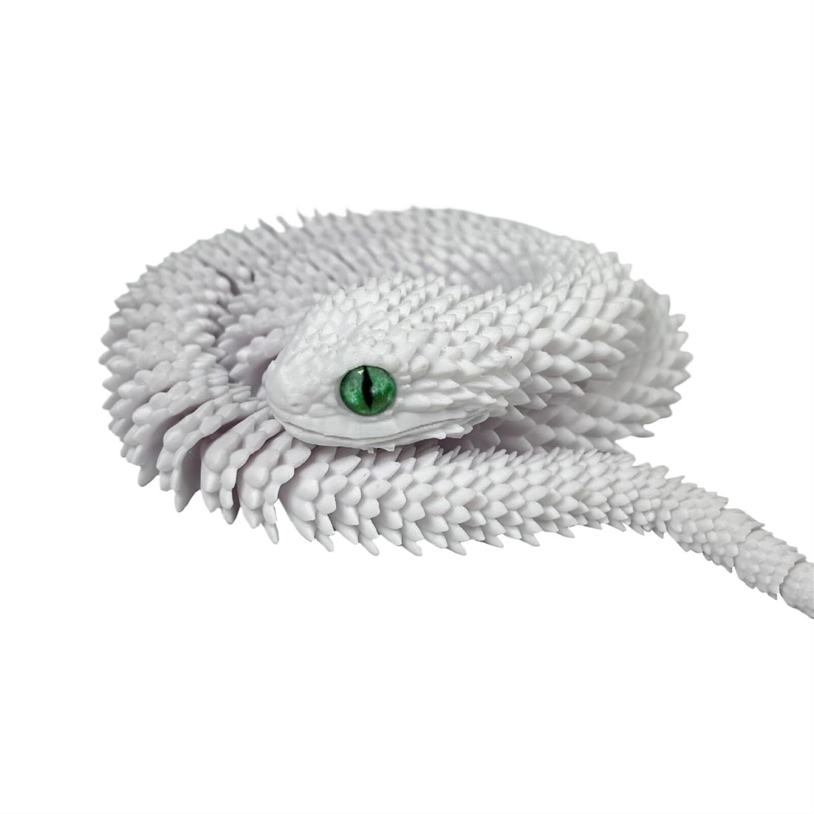 25.6'' 3D Printed Snake Mythical Legend 3D Snake Flexible